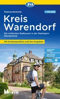 Mit Knotenpunktnetz: Radwanderkarte Kreis Warendorf