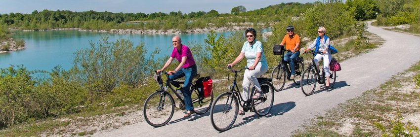 WerseRadweg im Steinbruch West in Beckum
