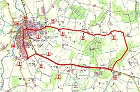 Karte Bildstocktour Sendenhorst
