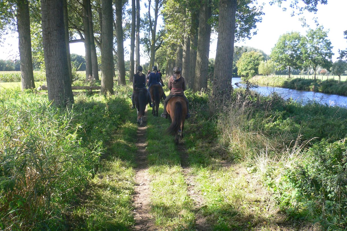 Münsterland-Reitroute an der Ems in Warendorf